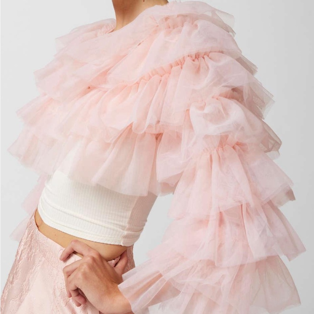 NWT Urban Outfitters Ruffle Bolero jacket